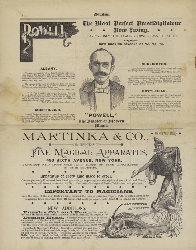 Magiske annonser (litho) av American School
