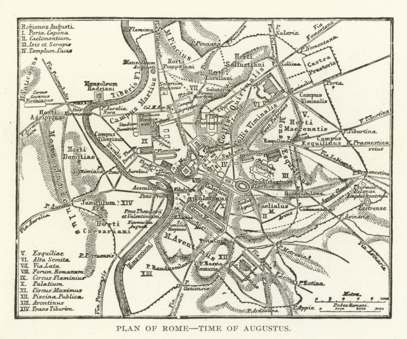 Plan for Roma, Augustus tid av American School