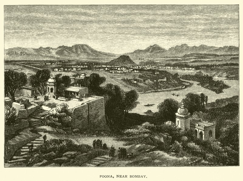 Poona, nær Bombay av American School
