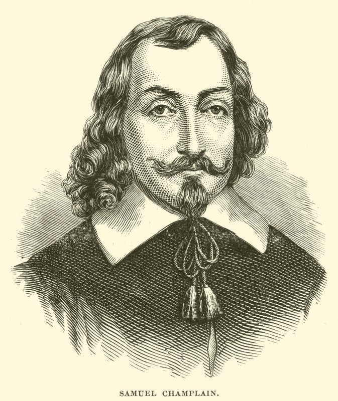 Samuel Champlain (gravering) av American School