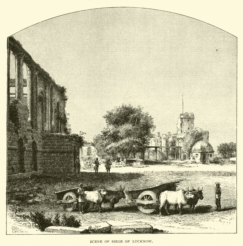 Scene for Siege of Lucknow av American School