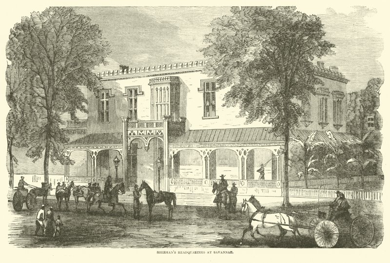 Shermans hovedkvarter i Savannah, desember 1864 av American School