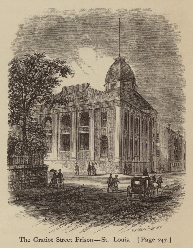 Gratiot Street Prison, St Louis (gravering) av American School