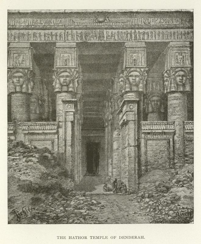 Hathor-tempelet i Denderah av American School