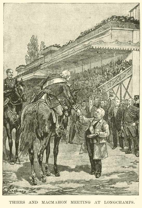 Thiers og Macmahon møtes på Longchamps av American School