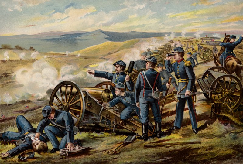US Army, Field Batteries, Malvern Hill av American School