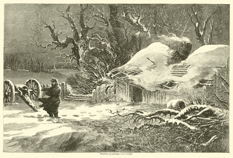 Winter Quarters, på Picket, februar 1864 av American School