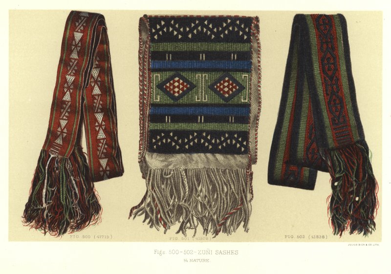 Zuni Sashes av American School