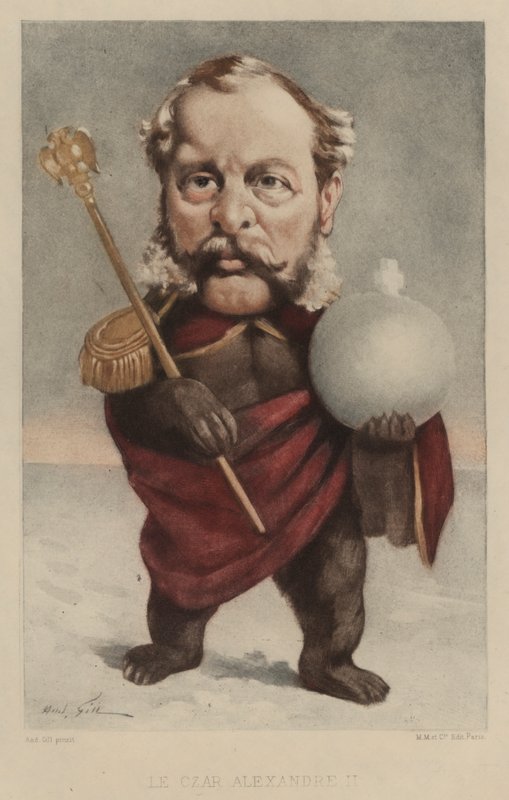 Tsar Alexander II av Russland av Andre Gill