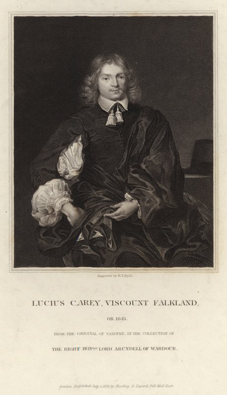 Lucius Carey, Viscount Falkland, født 1643 av Anthony van Dyck