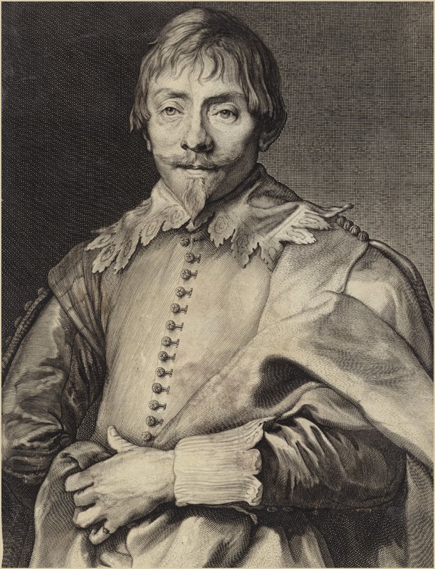 Portrett av Willem Hondius av Anthony van Dyck