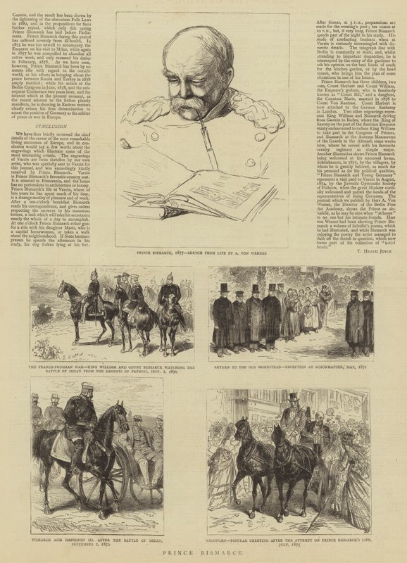 Prins Bismarck av Anton Alexander von Werner