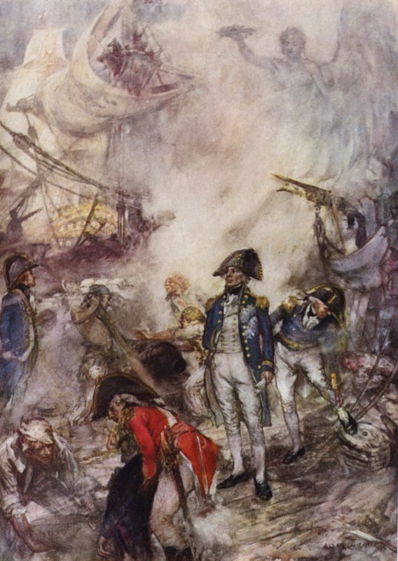 Nelson på Trafalgar av Arthur David McCormick
