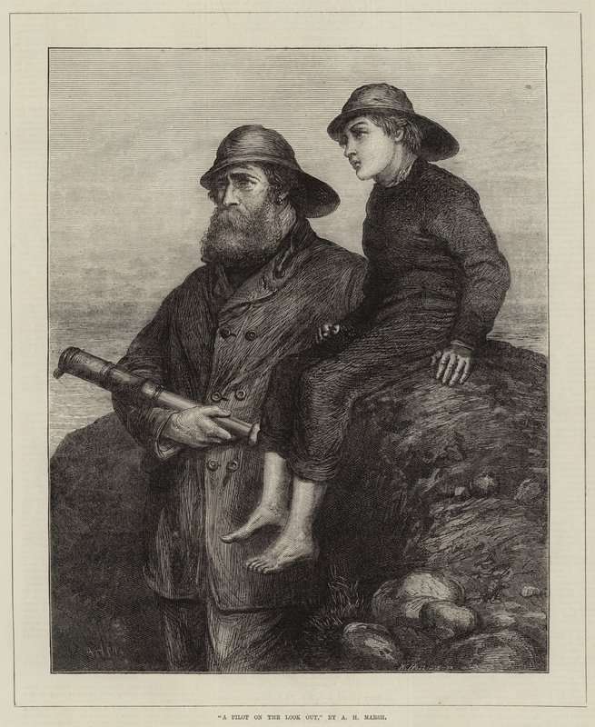 En pilot på utkikk av Arthur Hardwick Marsh