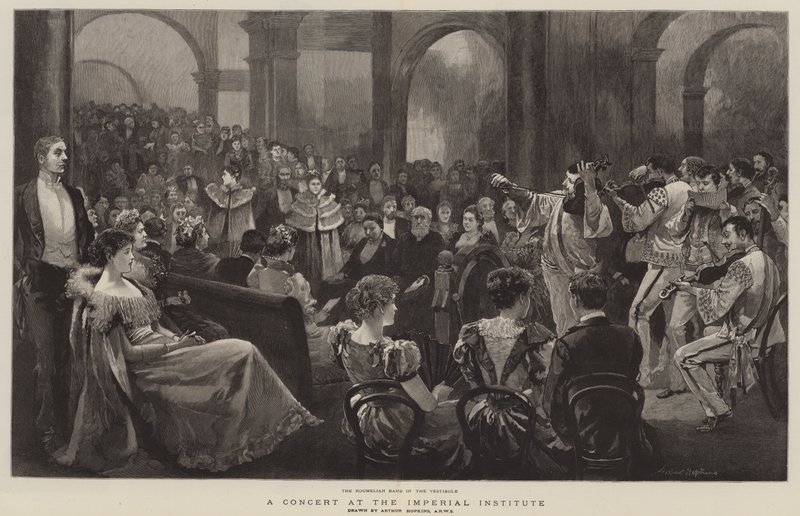 En konsert på The Imperial Institute av Arthur Hopkins