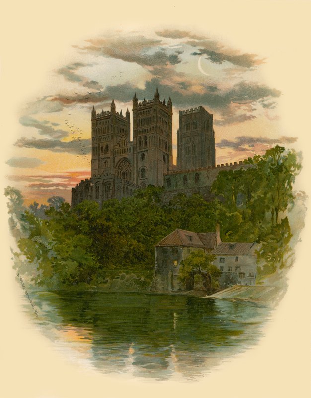 Durham katedral, vestfronten av Arthur Wilde Parsons