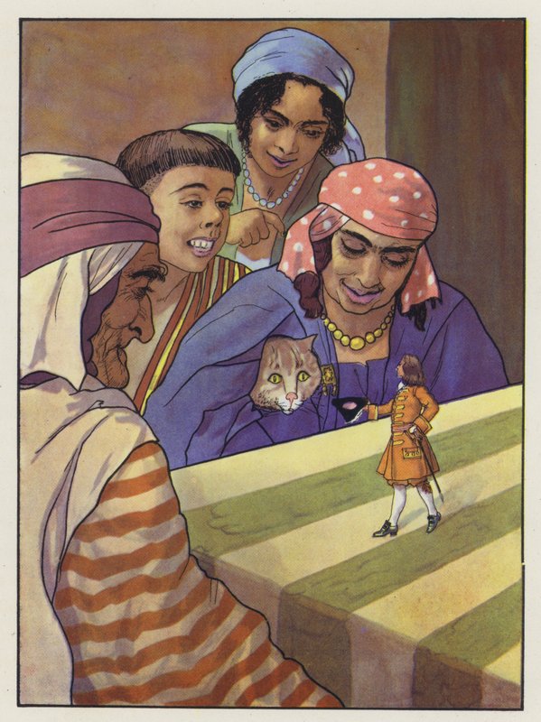 Illustrasjon for Gullivers Travels av Jonathan Swift av Artus Scheiner