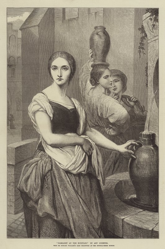 Margaret ved fontenen av Ary Scheffer
