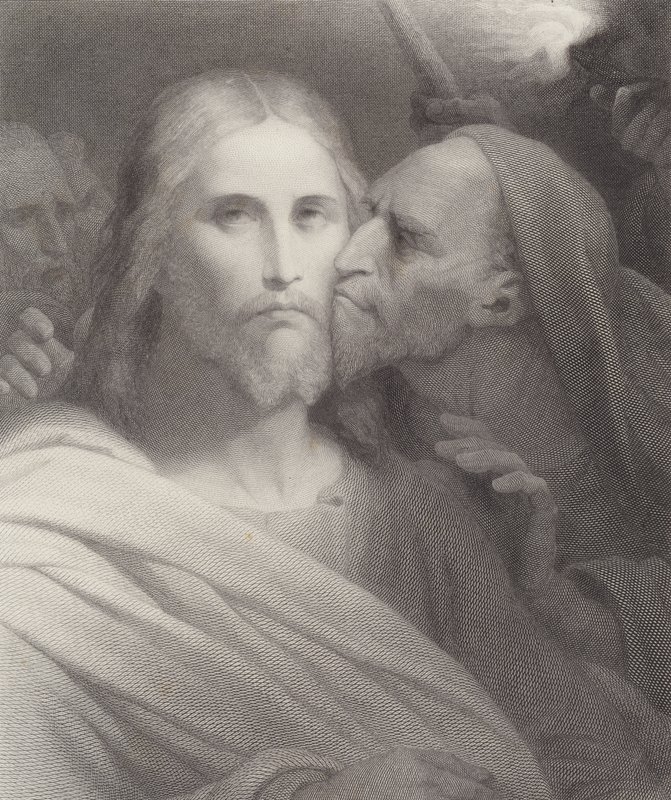 Kysset til Judas av Ary Scheffer