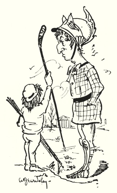 Aeneas på lenkene av Aubrey Beardsley