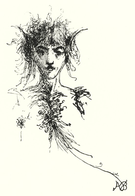 Vignett av Aubrey Beardsley