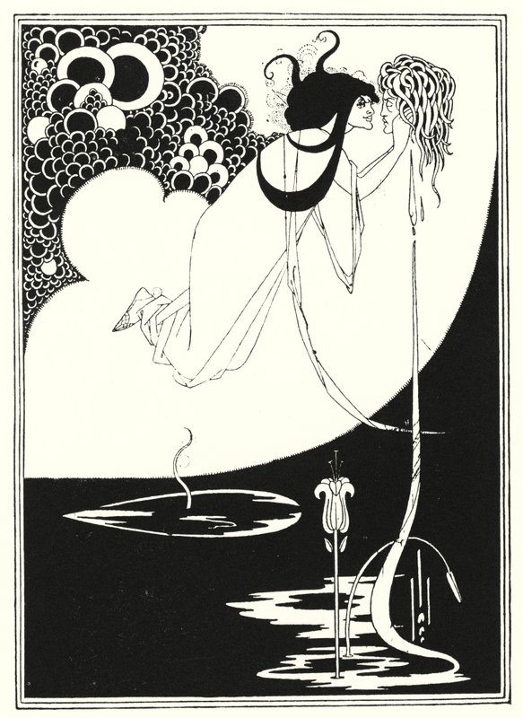 The Climax (gravering) av Aubrey (after) Beardsley