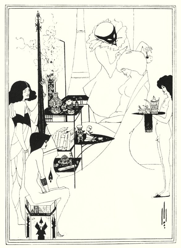 The Toilette of Salome (gravering) av Aubrey (after) Beardsley