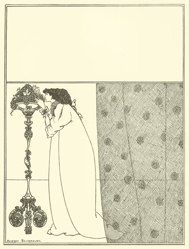 Omslagsdesign, The Savoy av Aubrey Beardsley