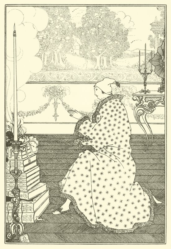 Baronens bønn av Aubrey Beardsley