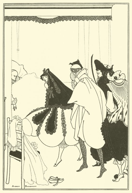 Pierrots død av Aubrey Beardsley