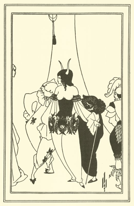 Den røde dødens maske av Aubrey Beardsley