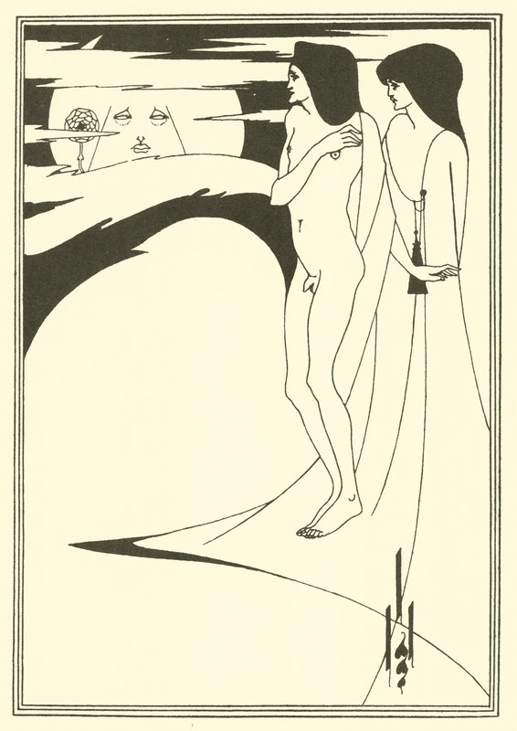 Kvinnen i månen av Aubrey Beardsley