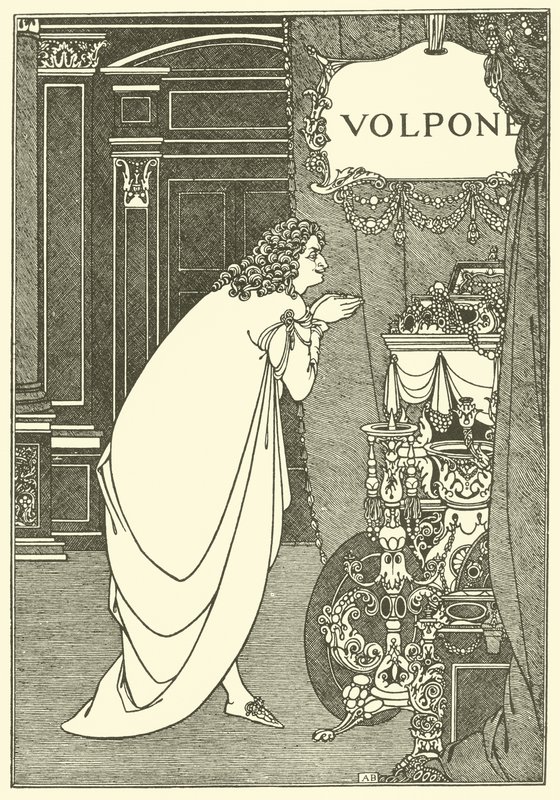 Volpone av Aubrey Beardsley