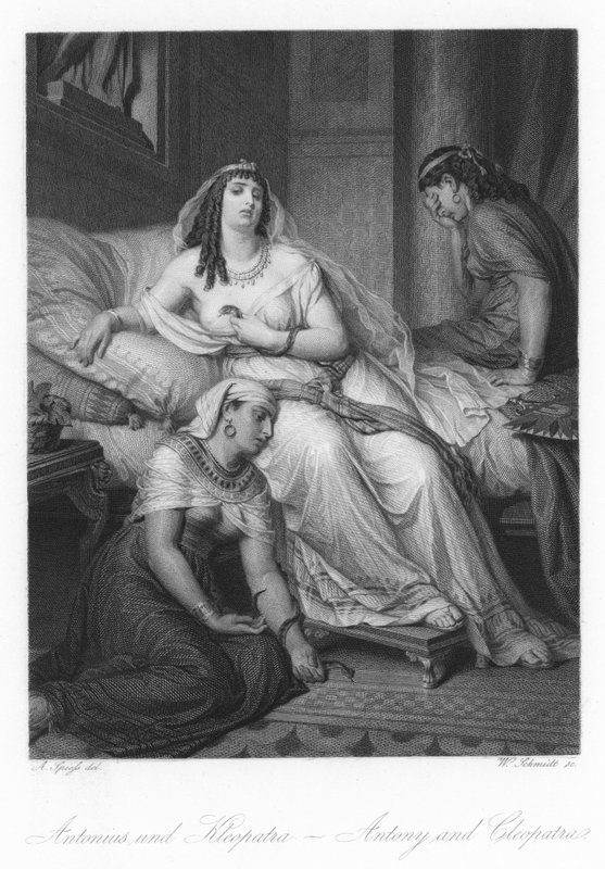 Scene fra Antony og Cleopatra av August Spiess