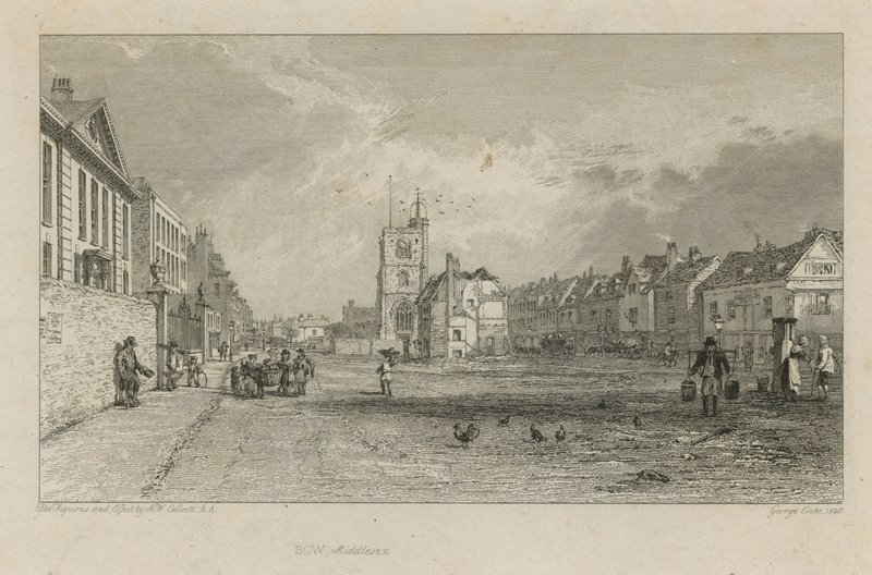 Generelt syn på Bow av Augustus Wall Callcott