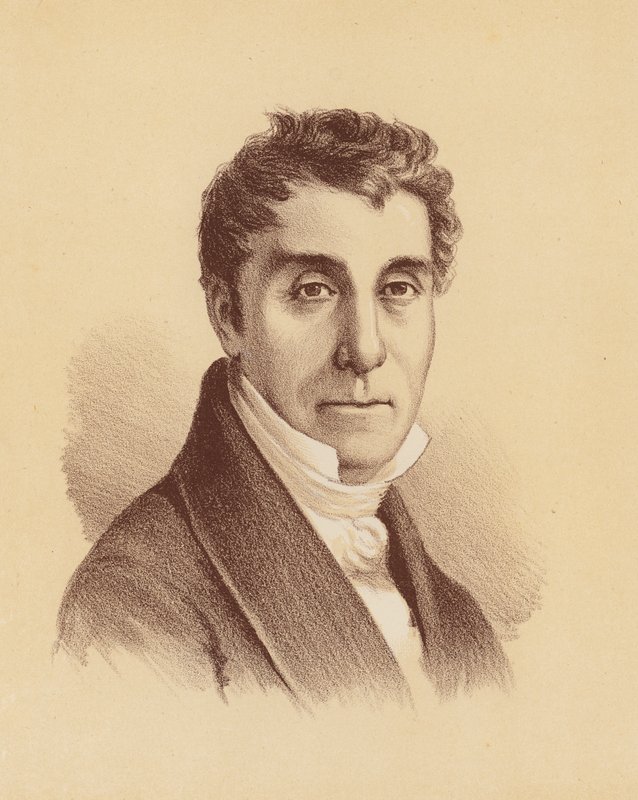 Kaptein Richard Brooks (farge litho) av Australian School