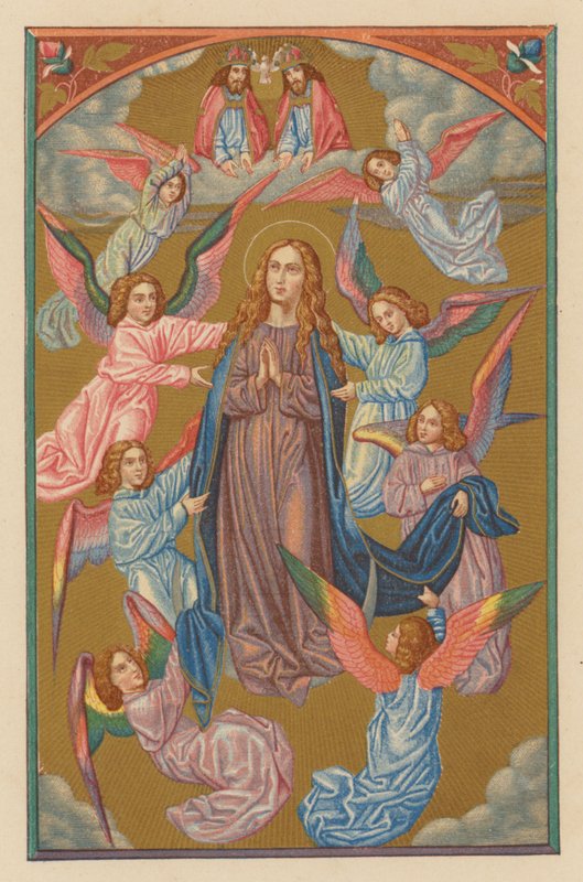 Marias antagelse B (kromolitt) av Austrian School
