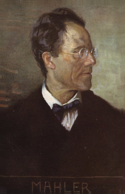 Portrett av Gustav Mahler av Austrian School