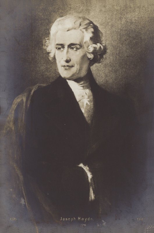 Portrett av Joseph Haydn av Austrian School