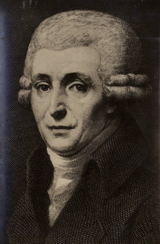 Portrett av Joseph Haydn av Austrian School