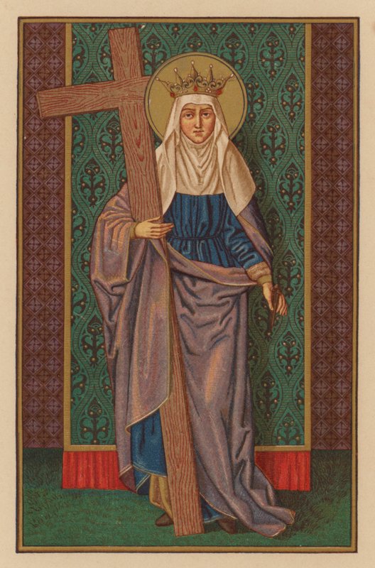S Helena (chromolitho) av Austrian School