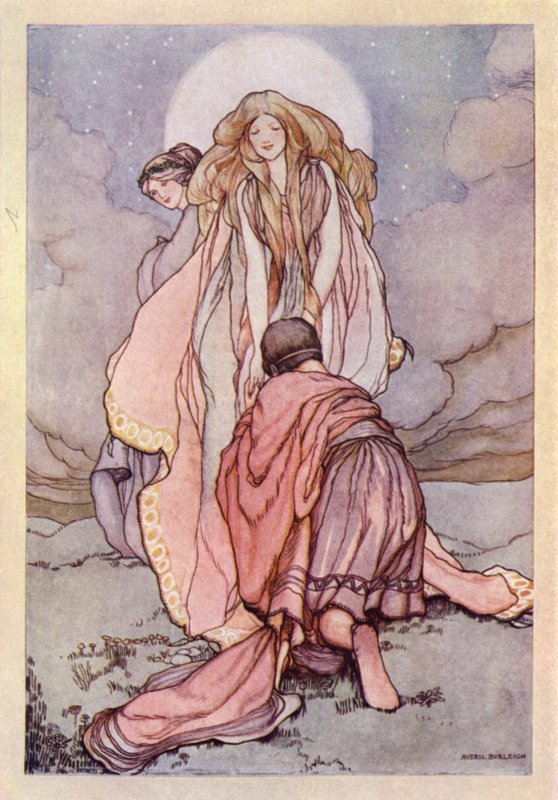 John Keats: Endymion (litho-farge) av Averil Mary Burleigh