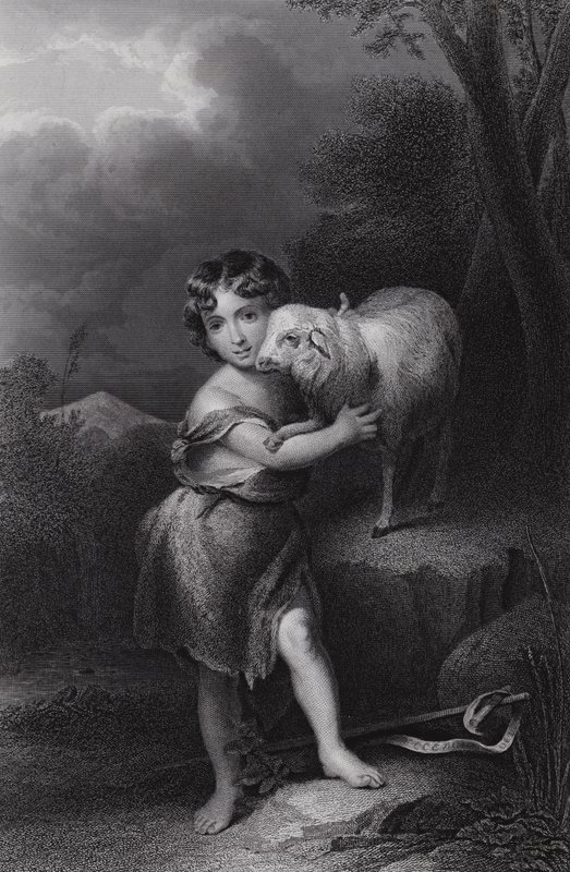 Spedbarnet St John av Bartolomé Esteban Murillo