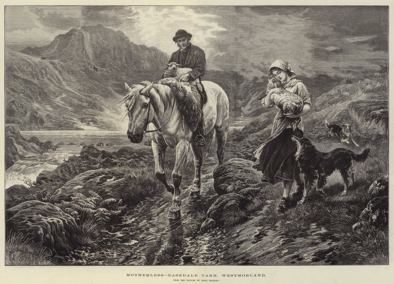 Motherless, Easedale Tarn, Westmorland av Basil Bradley