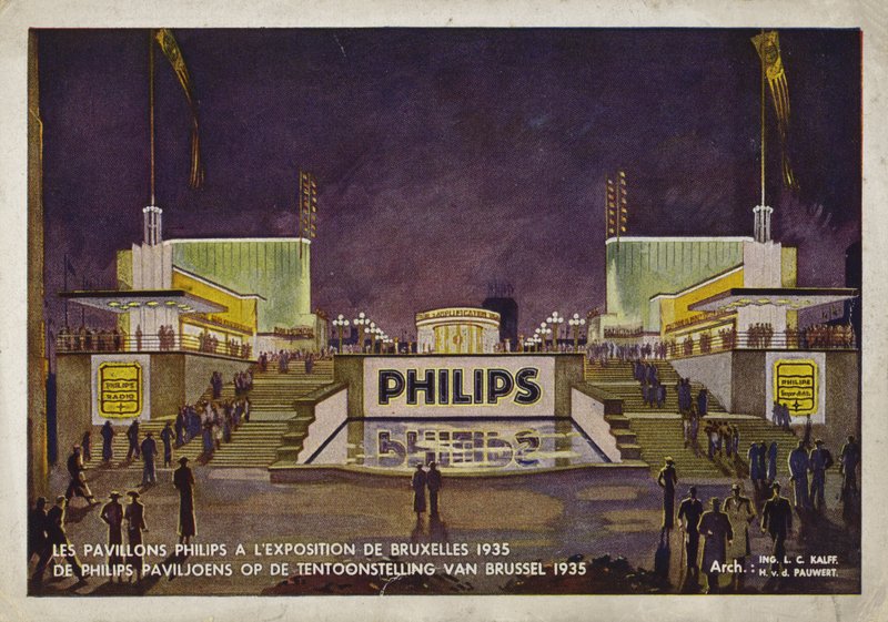 Philips Pavilions, Brussels internasjonale utstilling, 1935 av Belgian School