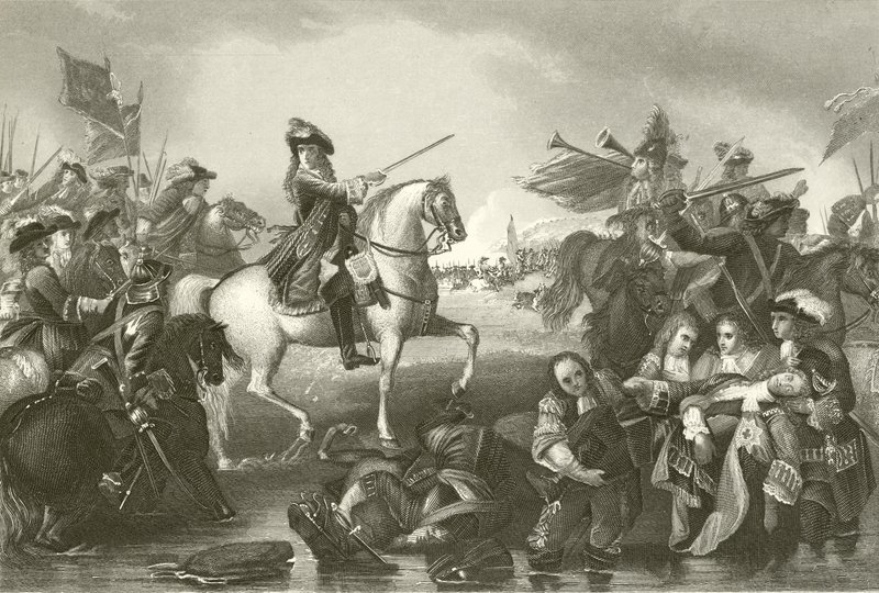 Battle of the Boyne av Benjamin West