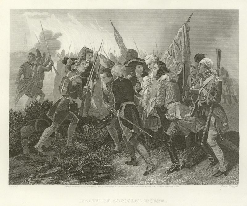 General Wolfes død av Benjamin West