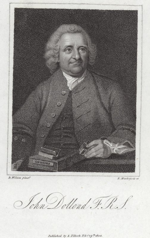 John Dollond av Benjamin Wilson