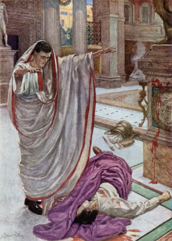 Julius Cæsar av Bernard Partridge
