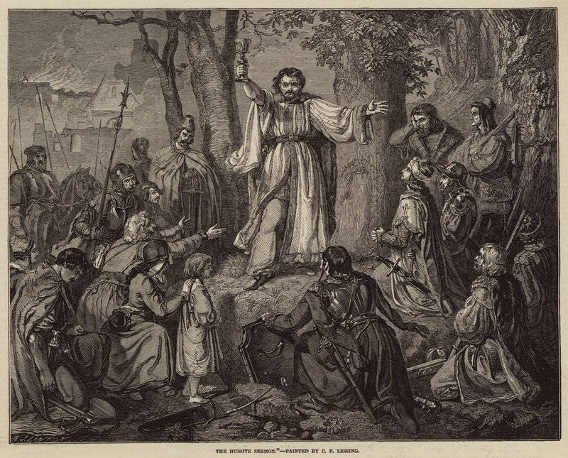 Hussittprekenen av Carl Friedrich Lessing